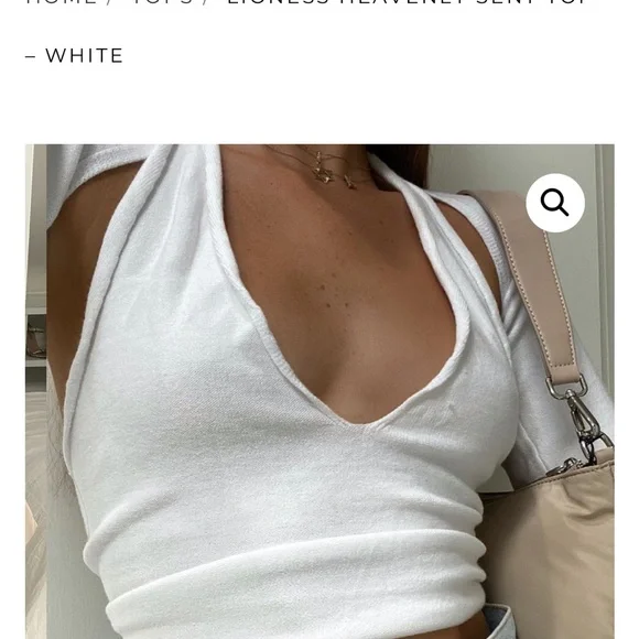 Princess Polly Heavenly Sent Top White - Picture 2 of 4